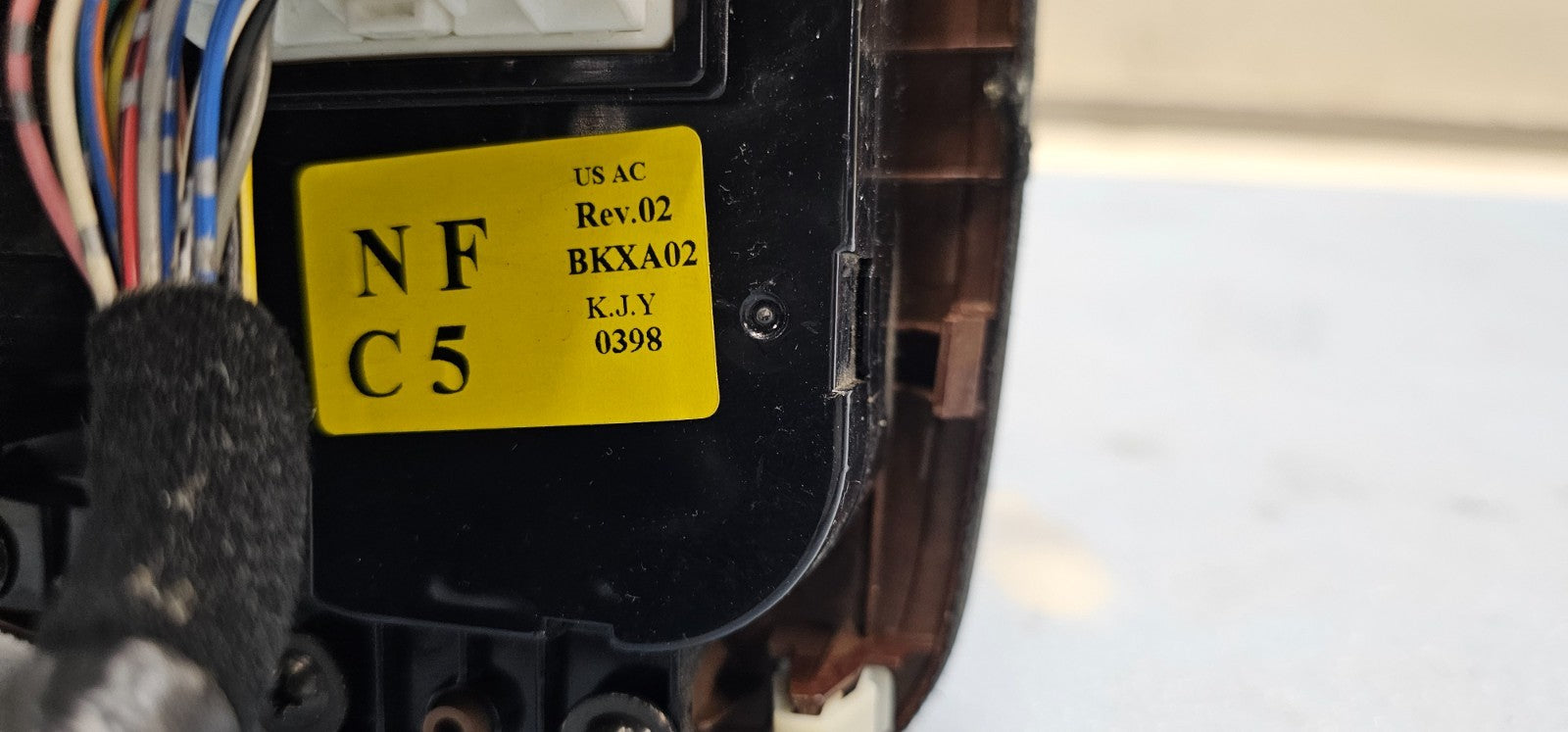 🔥06-08 Hyundai Sonata A/C Heater Temperature Climate Control Switch Panel Wood