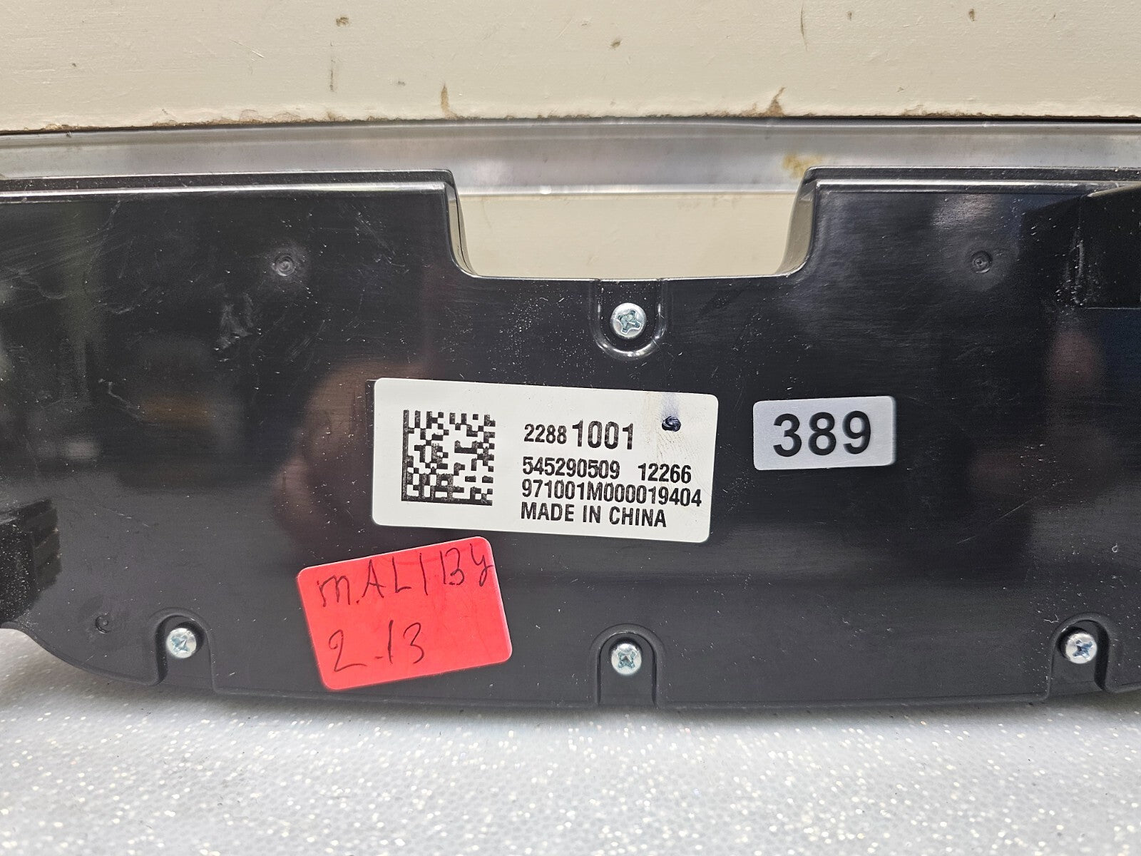 🔥13-15 Chevrolet Malibu Dash Front Center AM FM Radio Control Panel OEM