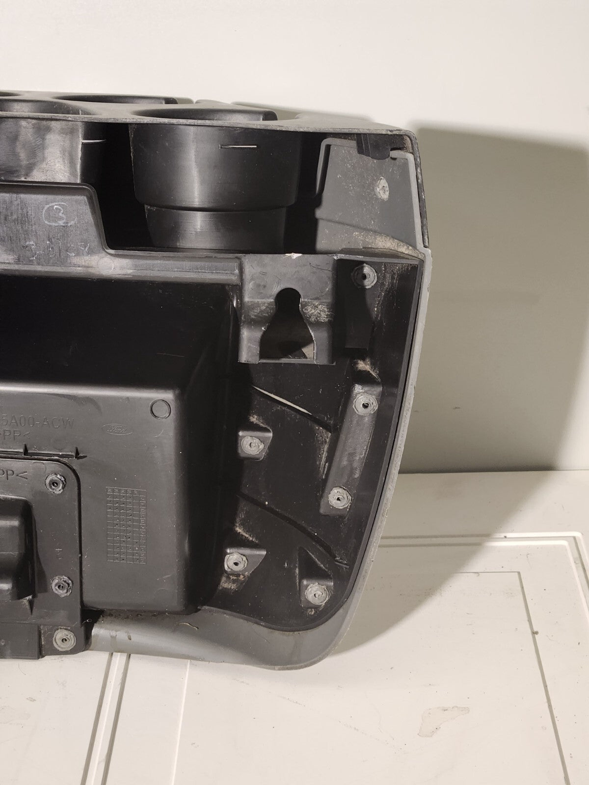 97-13 FORD ECONOLINE VAN E150 E250 E350 E450 FRONT CENTER CONSOLE Cupholder GRAY