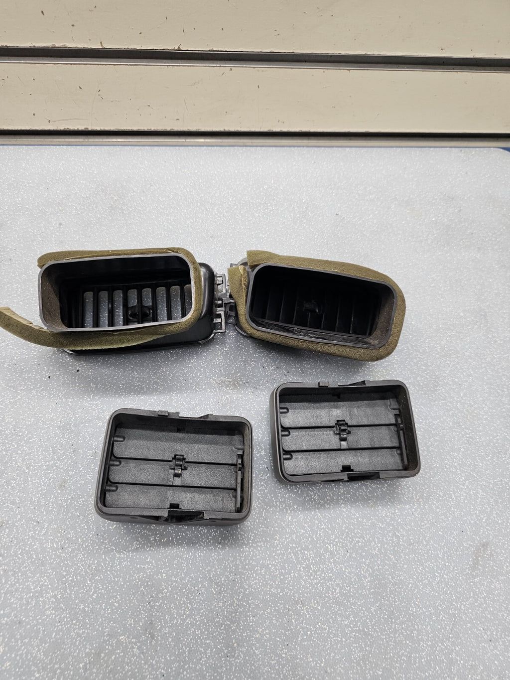 🔥01-07 FORD ESCAPE MERCURY MARINER DASH AC HEATER AIR VENT FILTER SET DARK GRAY
