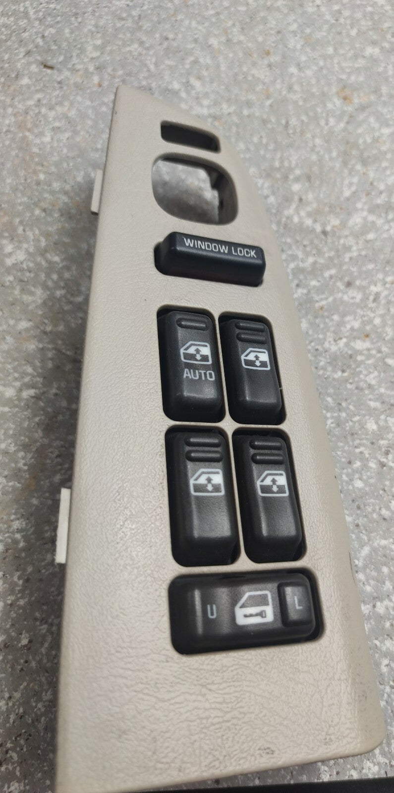 99-02 Silverado SIERRA Door Master Power Window Switch LEFT Driver LIGHT TAN WS3