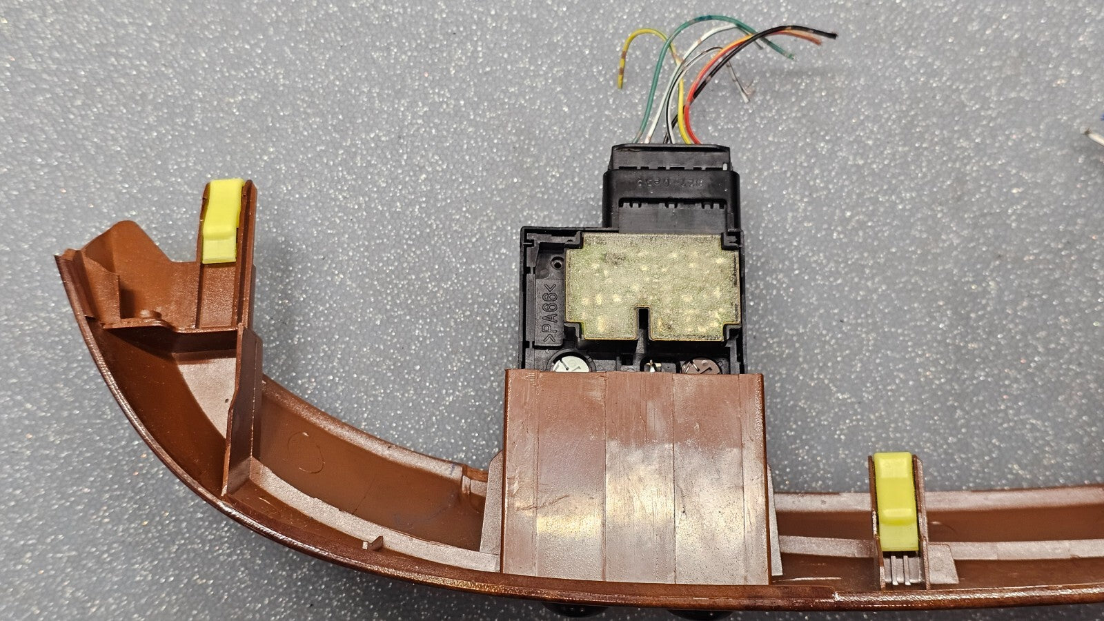 🔥04-10 Toyota Sienna Dash Hazard Defrost Light Door Switch Trim Bezel Wood