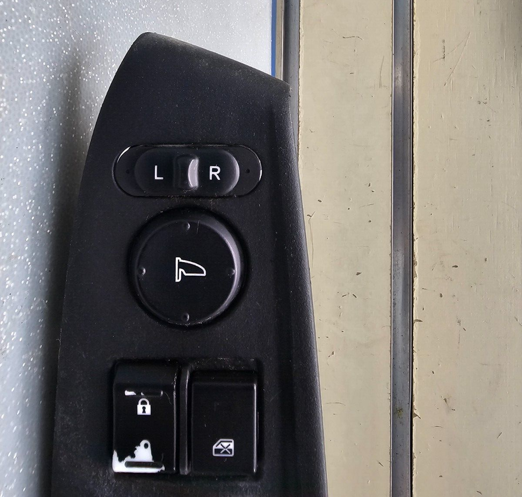 08-12 ACCORD Left Driver Door Master Power Window Lock Switch Assembly Black OEM