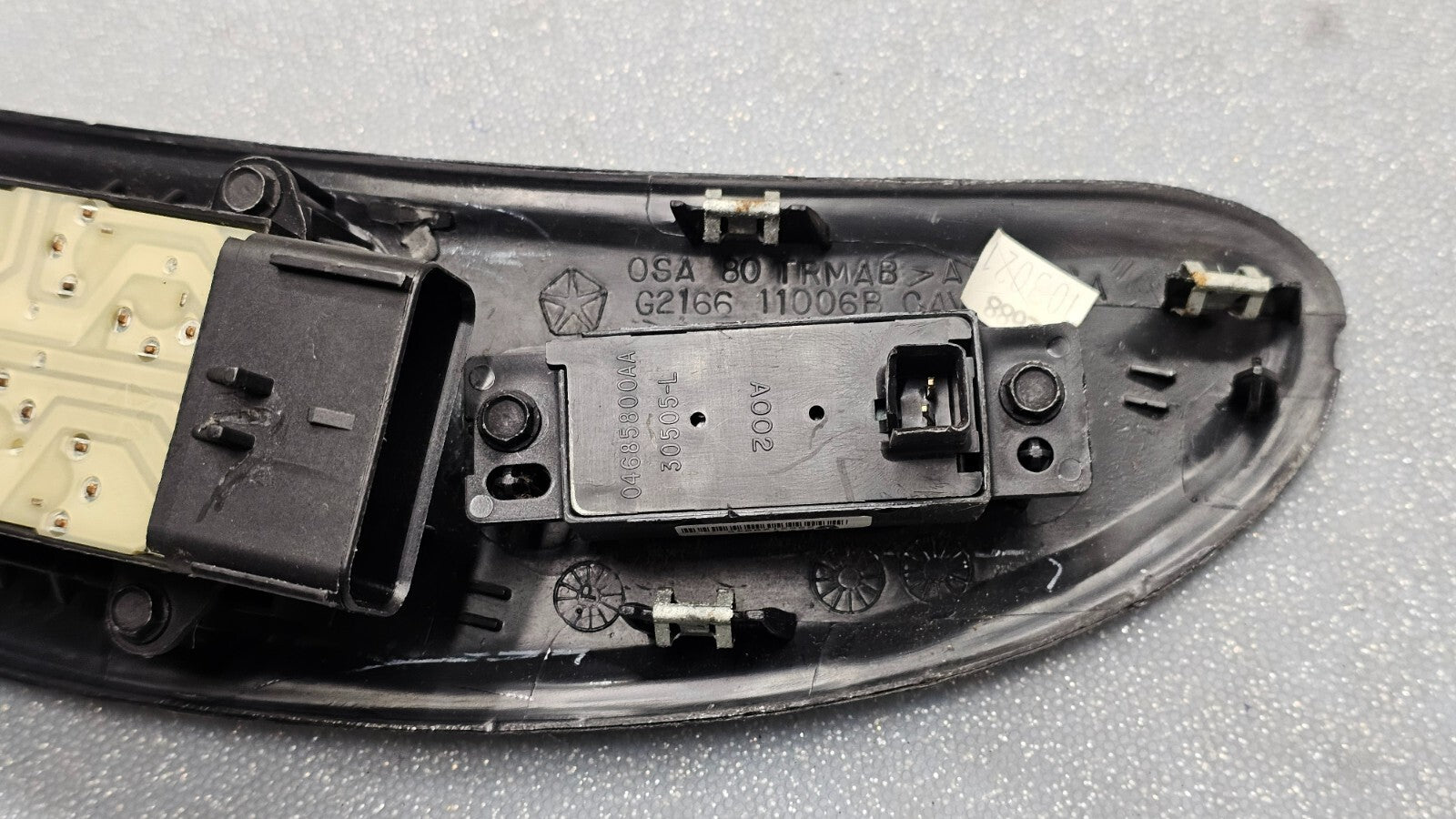 🔥01-03 TOWN COUNTRY CARAVAN VOYAGER LEFT DRIVER MASTER WINDOW DOOR SWITCH WOOD