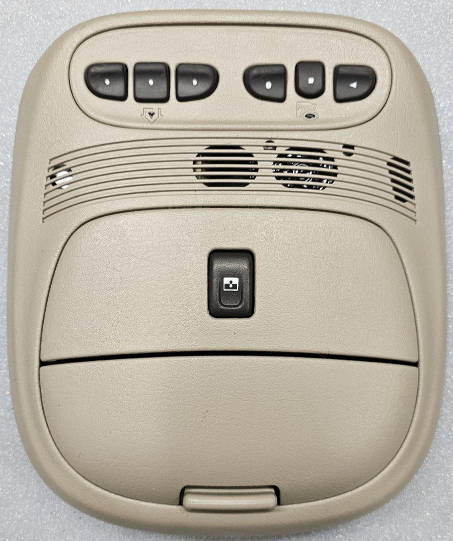 🔥02-04 Envoy Rainier Trailblazer Overhead Console Dome Map Light Lamp Tan
