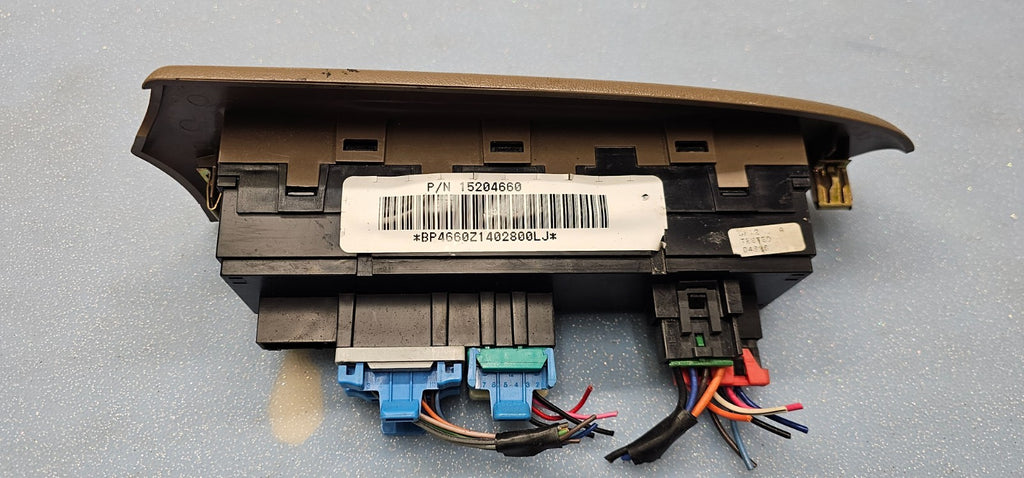 🔥02-05 CHEVY TRAILBLAZER DRIVER SIDE MASTER POWER WINDOW SWITCH TAN