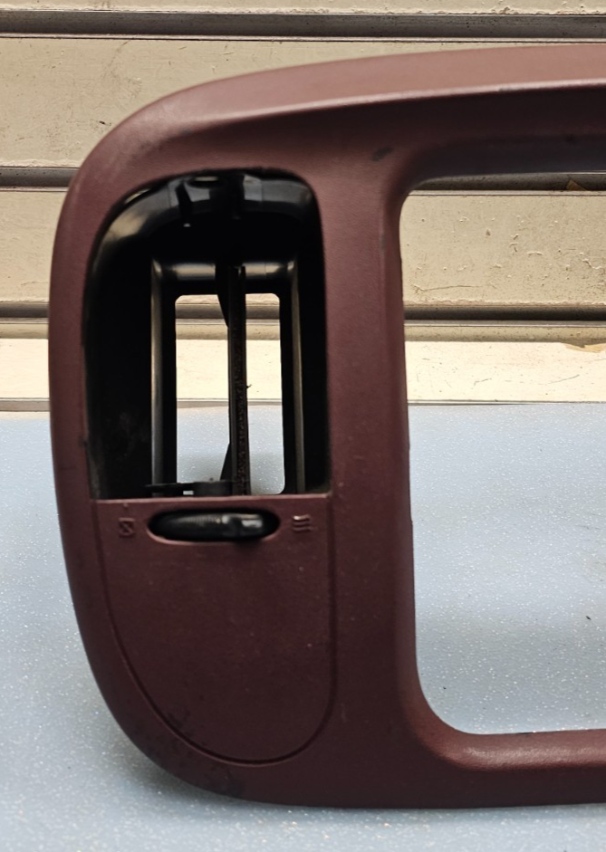 🔥97-03 FORD F150 Expedition Dash Climate Control Radio Bezel Panel Red OEM