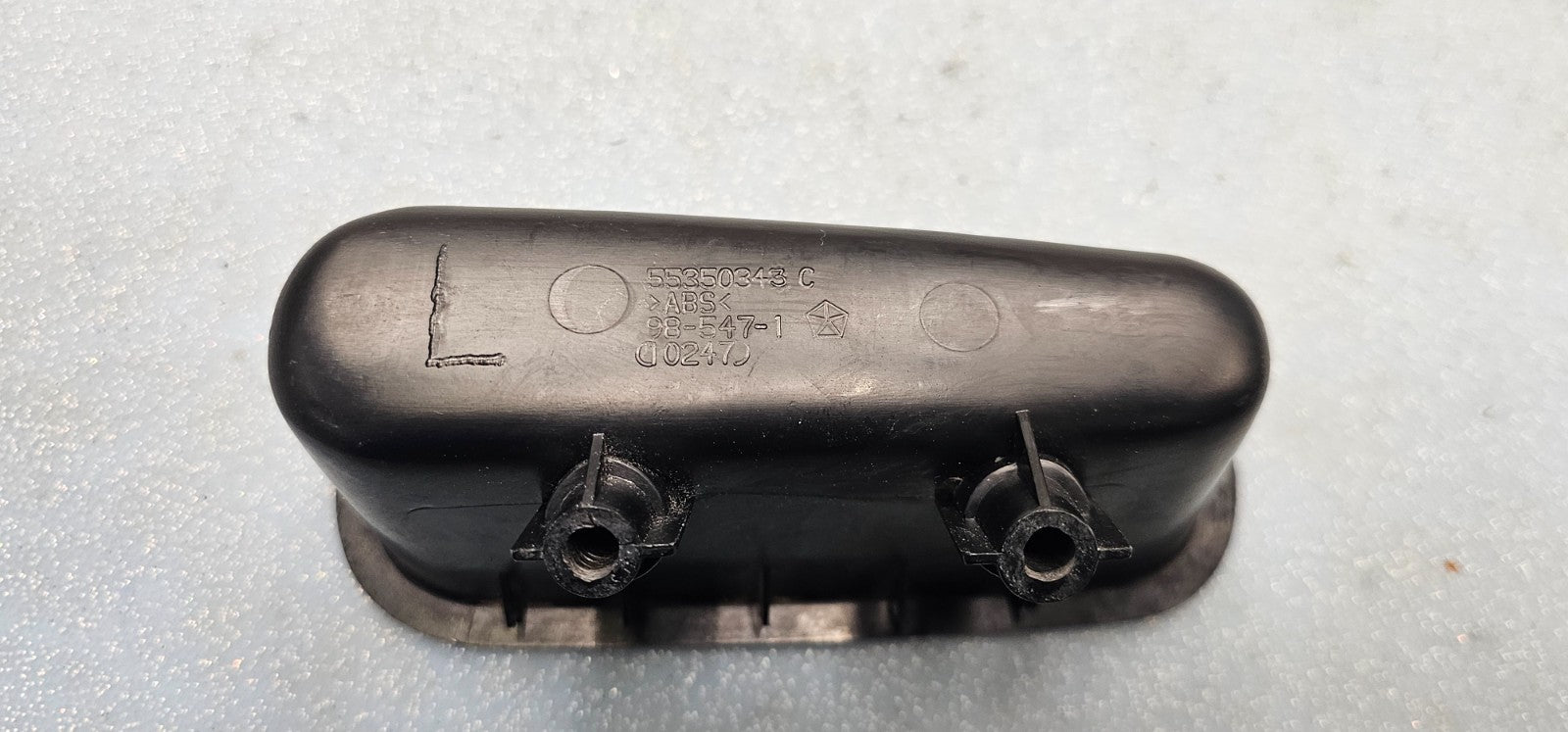 🔥98-02 Dodge Ram  1500 Left Driver Front Door Panel Pull Handle Cup Black