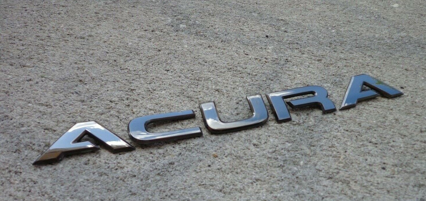 🔥07-13 Acura MDX Trunk Rear Nameplate Emblem Badge Logo Gunmetal OEM
