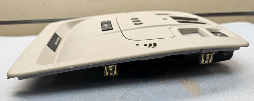🔥2013-2016 Chevy Malibu Overhead Console Dome Light Garage Opener TAN OEM