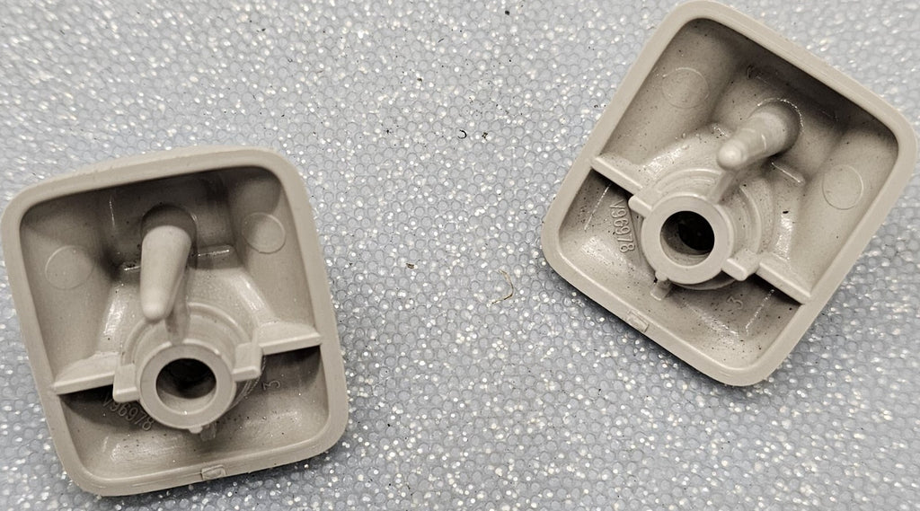 🔥94-01 Dodge RAM PICKUP TRUCK Left Right SUN VISOR Holding CLIPS SET PAIR GRAY