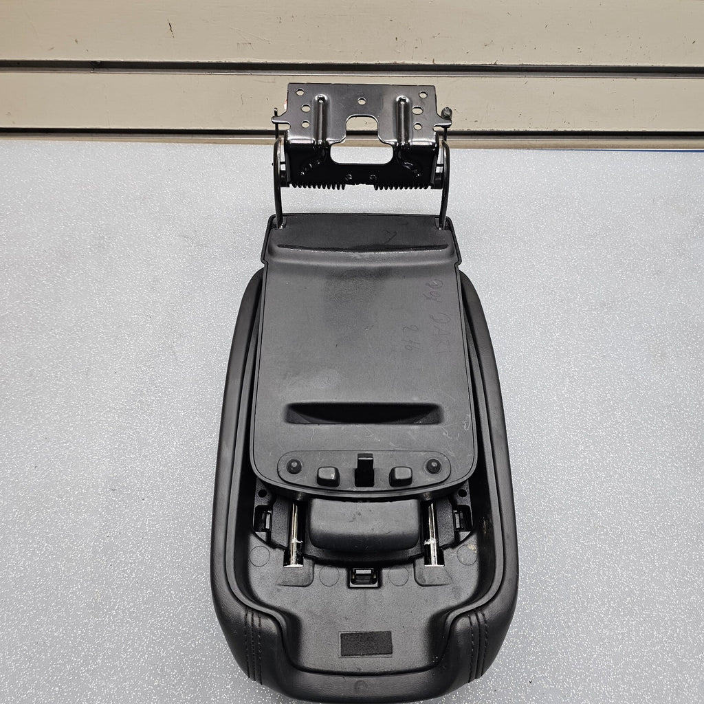 🔥13-16 DODGE DART CENTER CONSOLE ARM REST LID LEATHER BLACK TOP PAD COVER BLACK