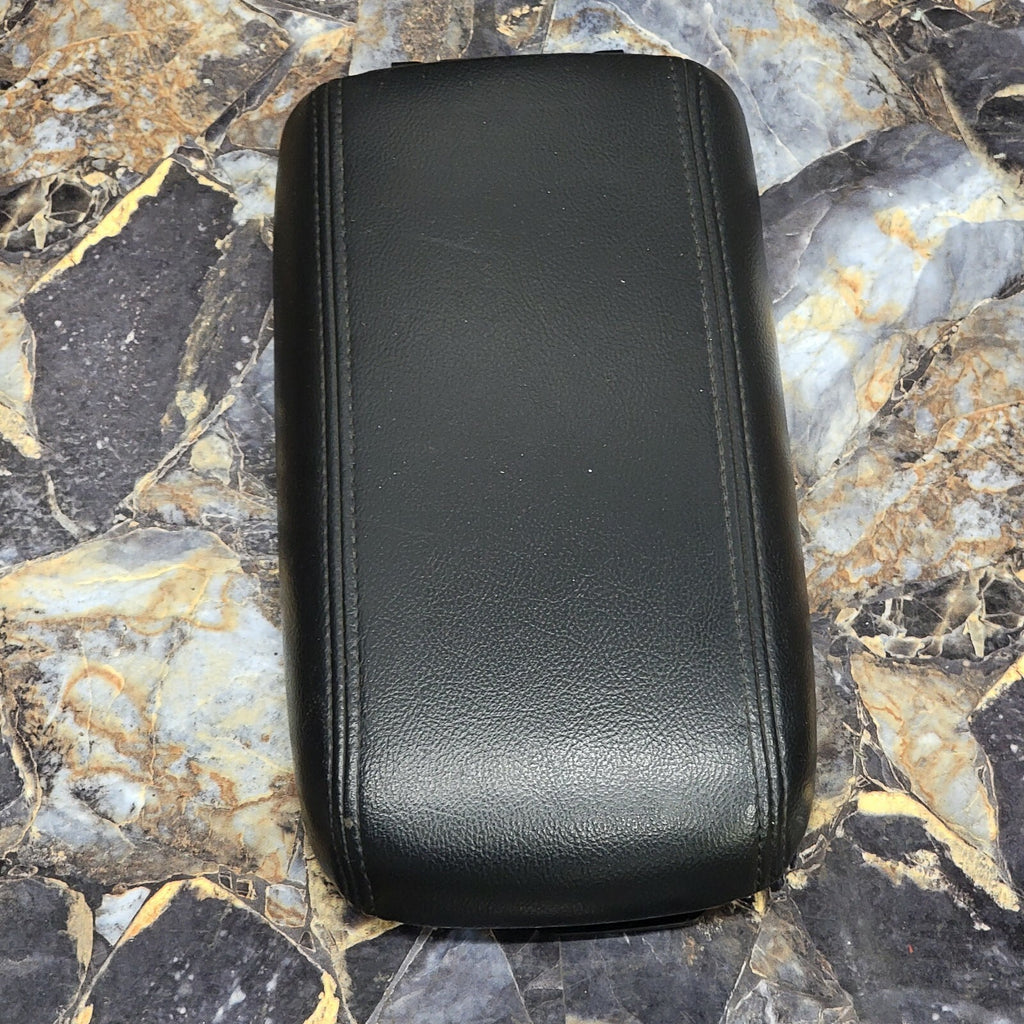🔥02-09 Chevy Trailblazer GMC ENVOY Center Console Armrest LEATHER Lid BLACK def