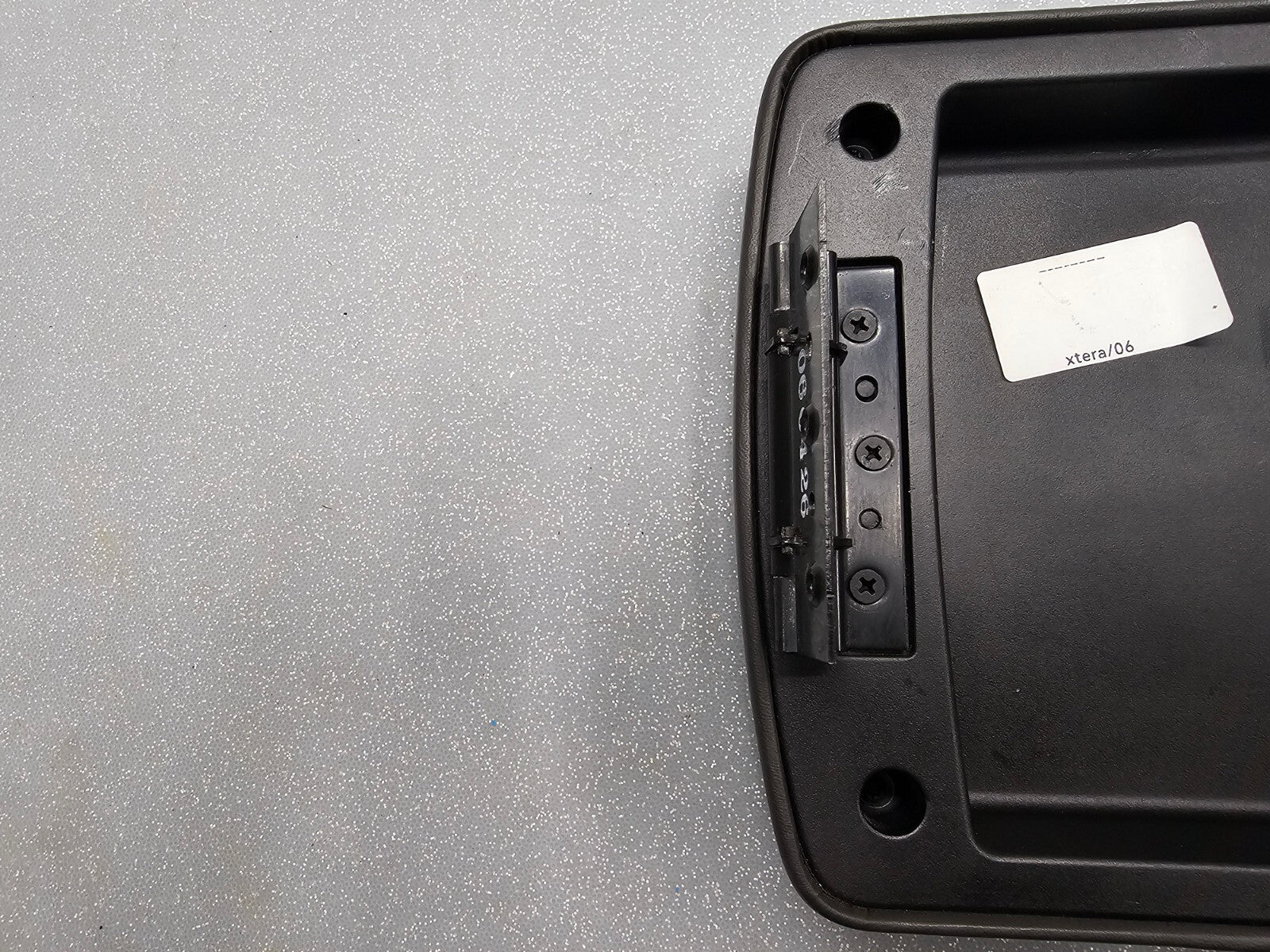 🔥06-15 Frontier Xterra Center Console Door Lid Armrest Top Pad Storage Black