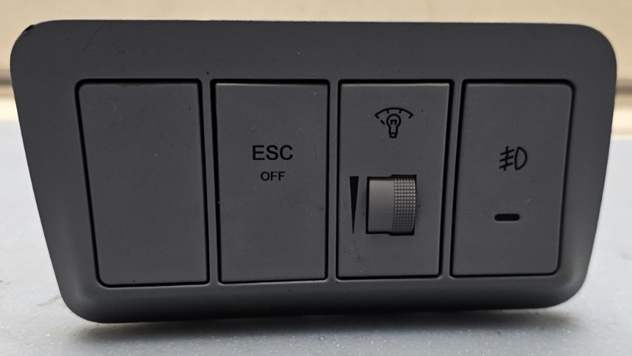 🔥07-09 Hyundai Santa Fe Dash Switch Panel Dimmer Lock Fog Light Control Gray