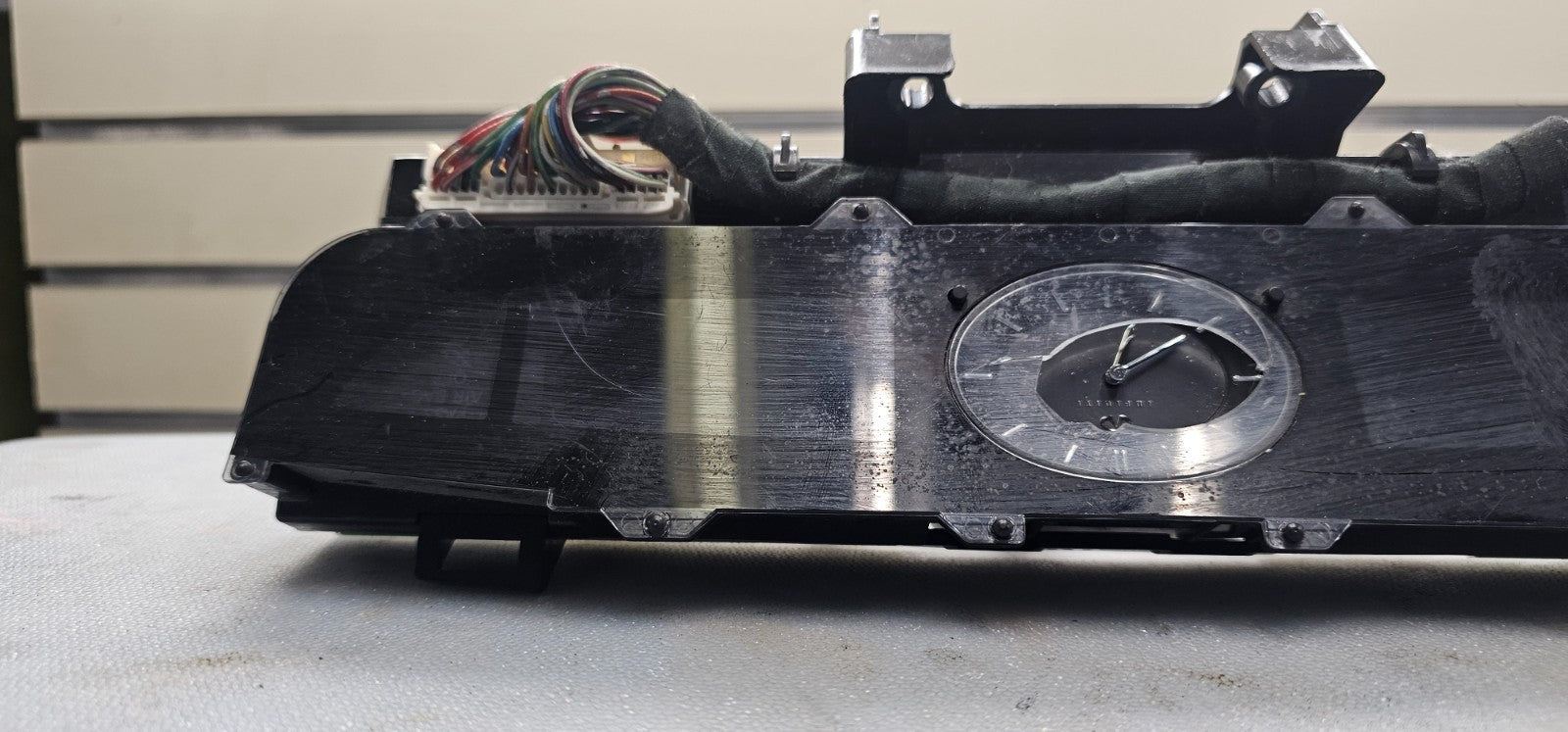 🔥04-06 Infiniti G35 Coupe Center Dash Clock Temperature Trim Panel Cover Black