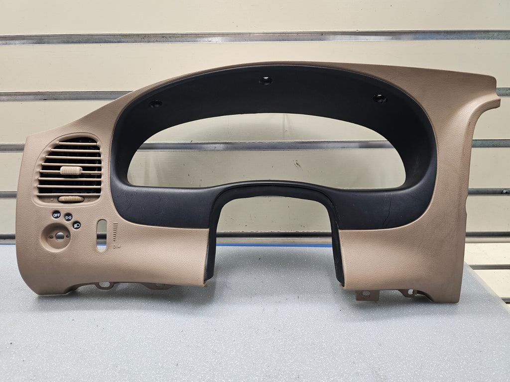 🔥95-06 RANGER EXPLORER Dash INSTRUMENT Cluster BEZEL Speedometer Trim TAN C15
