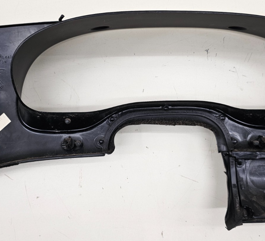 🔥97-03 Ford E-150 Econoline Dash Instrument Cluster Bezel Climate Radio Black