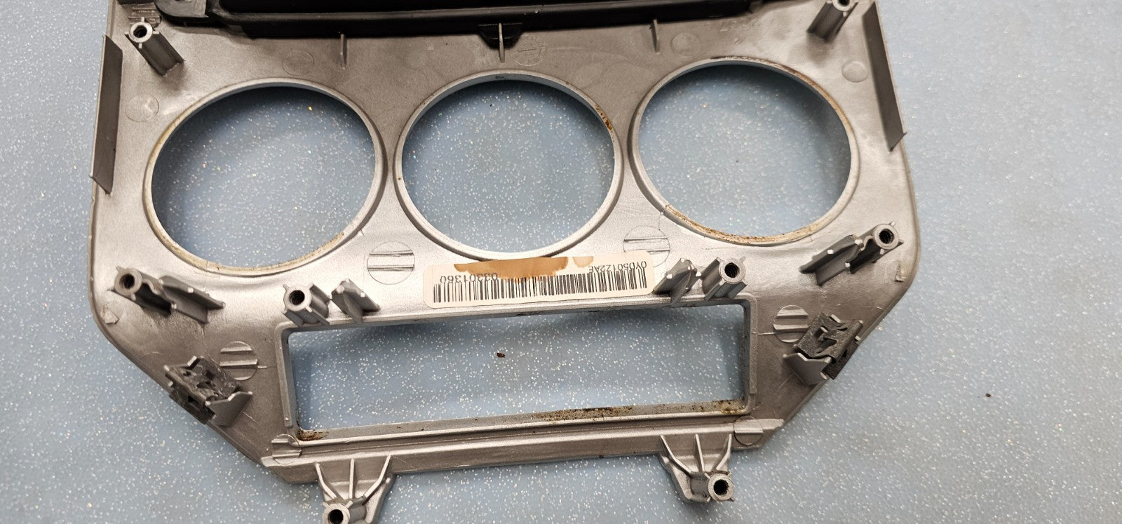 🔥07-09 Dodge CALIBER Dash Radio Center BEZEL Climate Dash Trim Vents SILVER B15