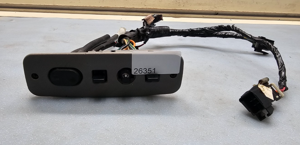 🔥95-99 TAHOE YUKON SILVERADO Power Seat Switch Panel TRIM GRAY
