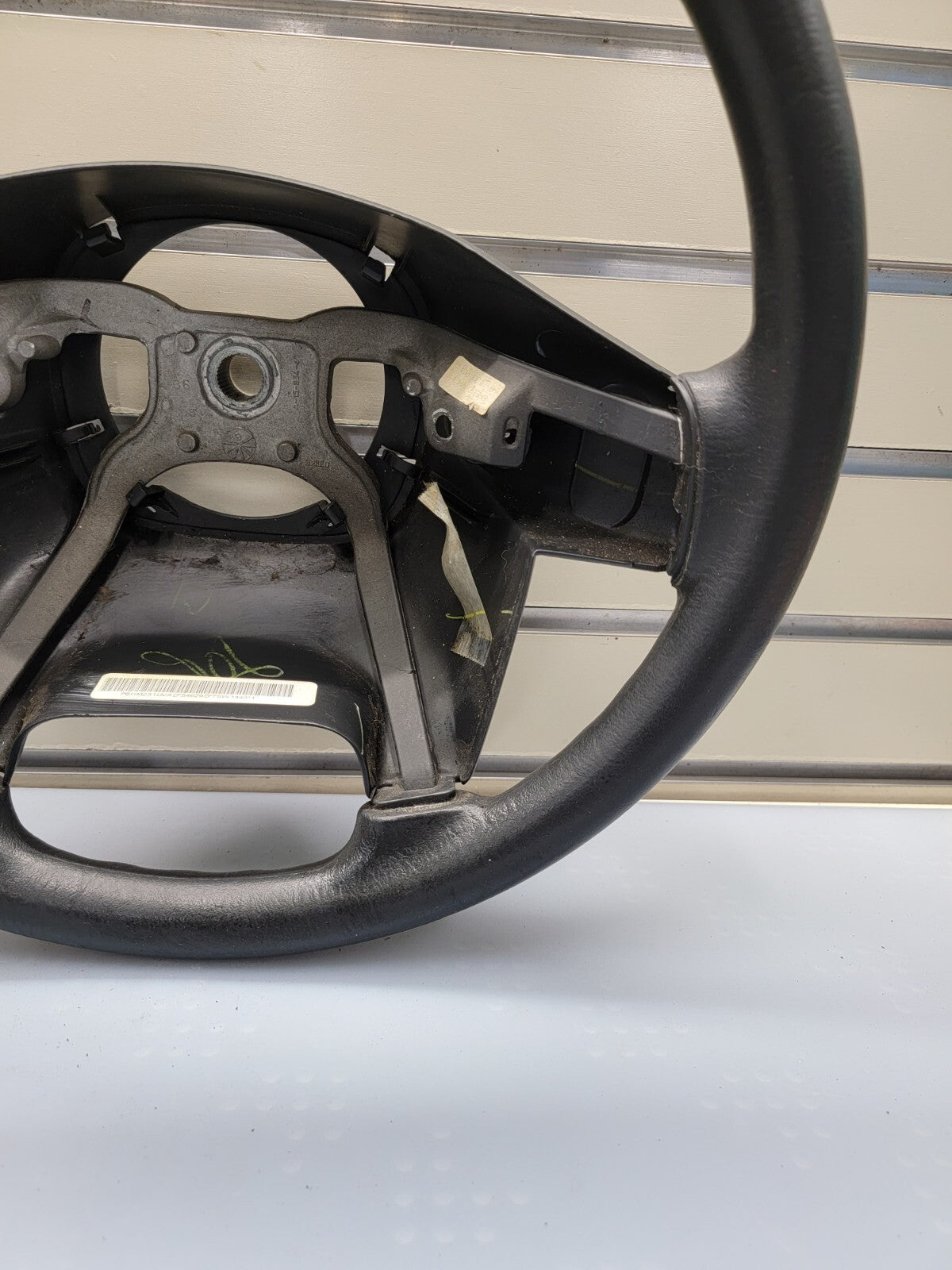 🔥2003-2006 Jeep TJ Wrangler Black LEATHER Steering Wheel Factory Black
