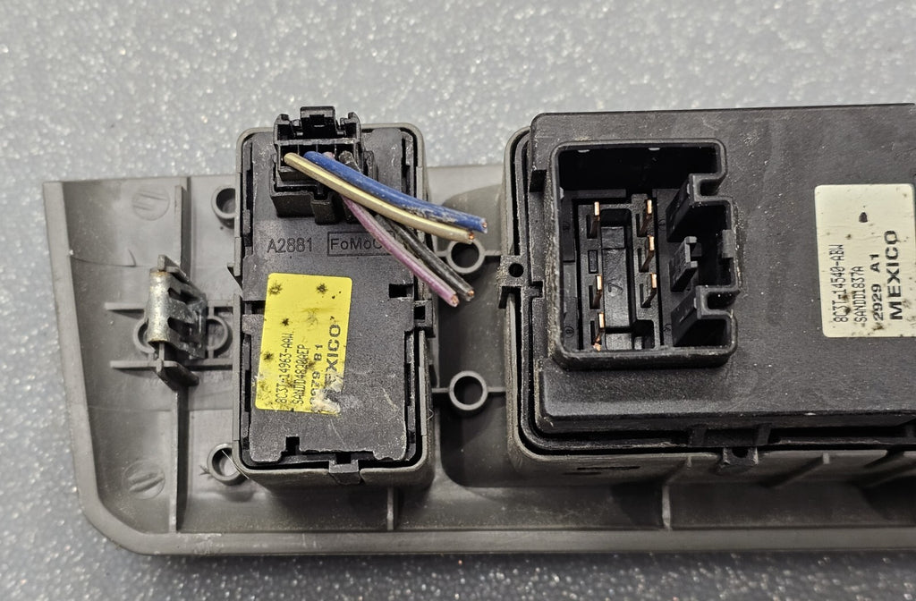 🔥2009-2014 Ford E150 E250 Left Driver Master  Window Switch OEM Gray