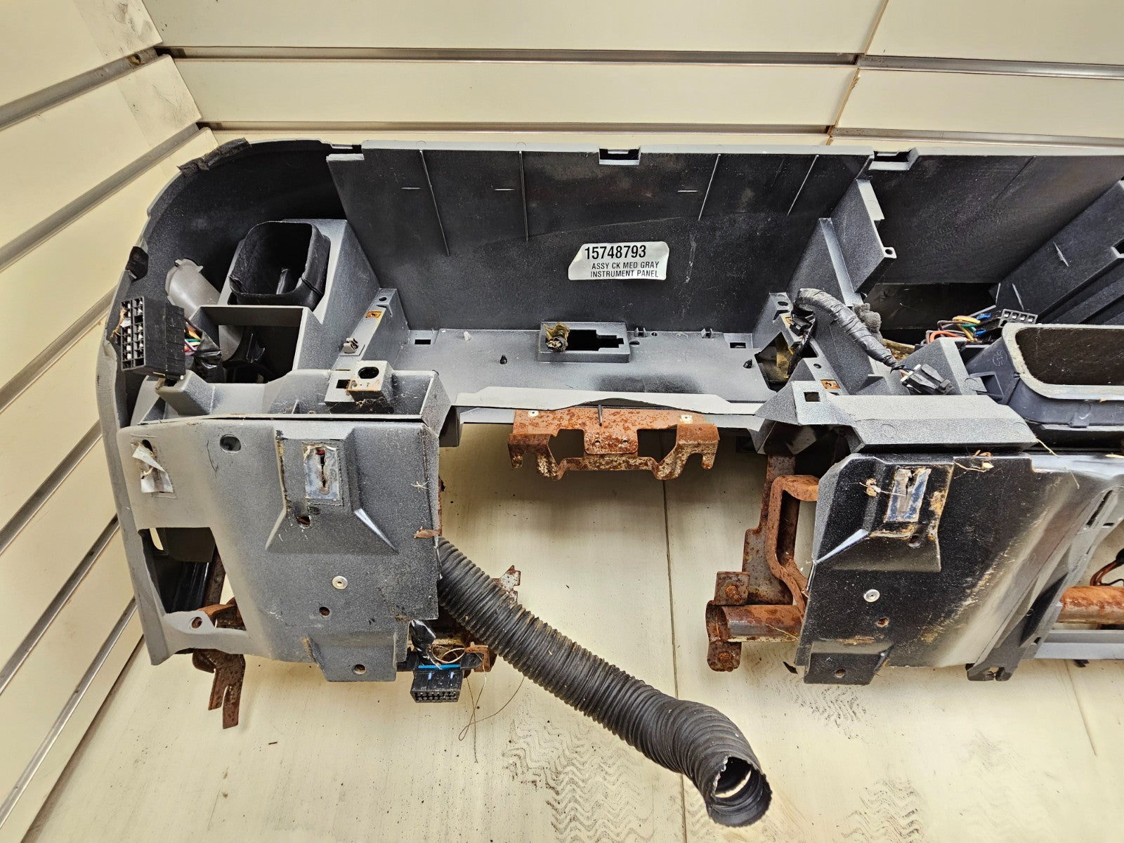 🔥95-99 CHEVY GMC SILVERADO C/K Dashboard DASH CORE Frame Mount UP Box GREY DB2