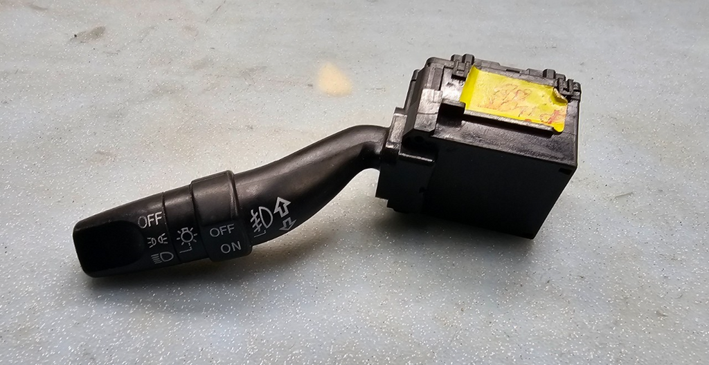 🔥01-08 Civic Element Pilot RSX CR-V Headlight Turn Signal Wiper Switch black