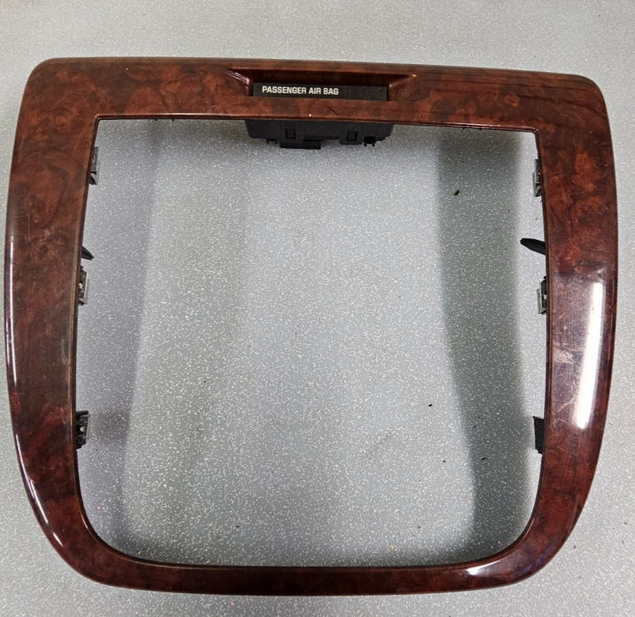 🔥06-13 Impala Center Dash AM FM Radio Stereo Display Trim Panel Bezel Wood