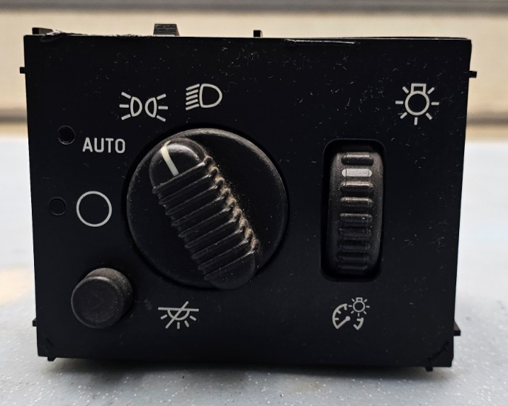 🔥03-06 SILVERADO GMC SIERRA HEADLIGHT DOME LIGHT DIMMER CONTROL SWITCH BLACK