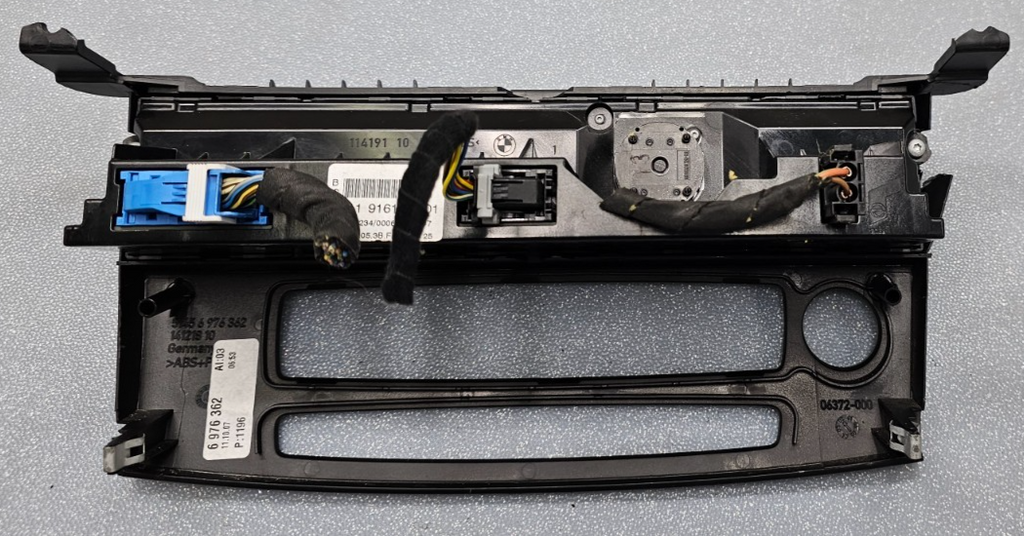 🔥04-10 BMW E60 AC HEATER CLIMATE TEMPERATURE CONTROL TRIM PANEL OEM