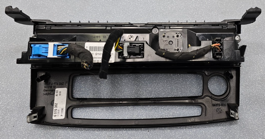 🔥04-10 BMW E60 AC HEATER CLIMATE TEMPERATURE CONTROL TRIM PANEL OEM