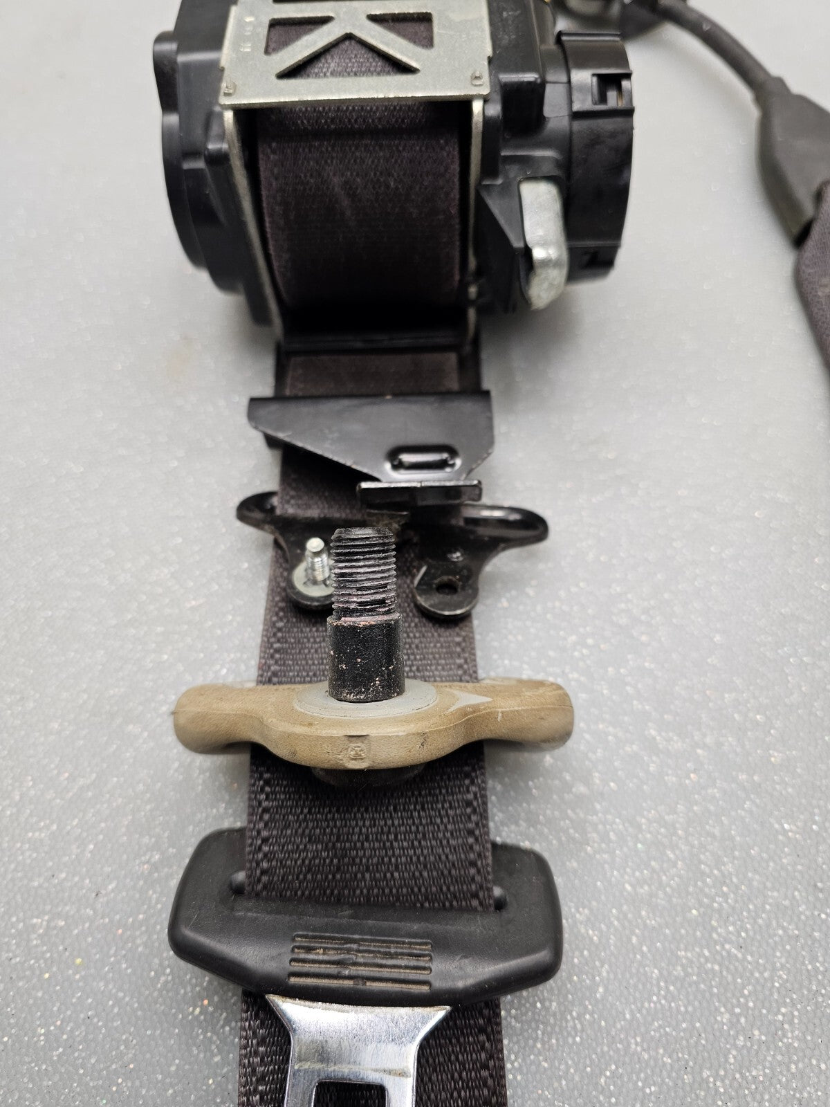 🔥2013-2016 Ford Fusion S SE Left Driver Seat Belt Retractor Assembly Black OEM