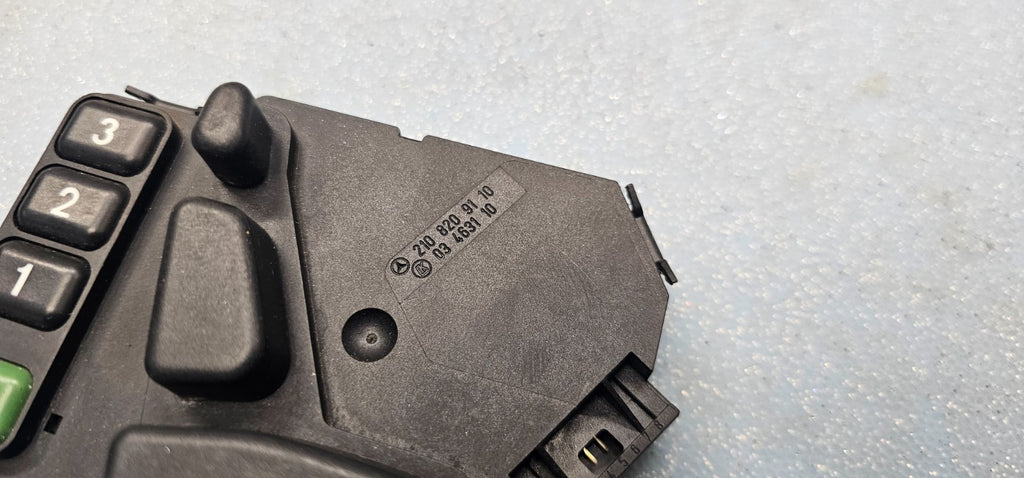 🔥1998-2002 Mercedes CLK320 CLK430 CLK5Driver Left Seat Control Switch black OEM