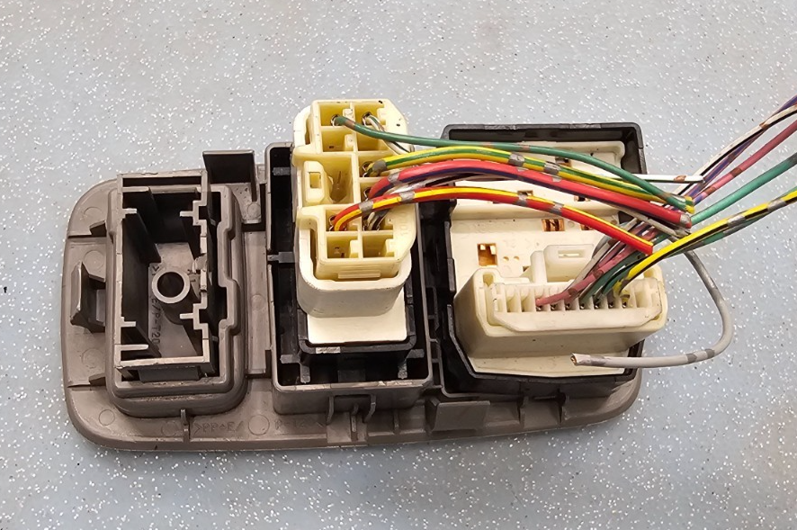 🔥04-16 Sienna Yaris Sequoia Scion tC Dash Mirror Control Switch Assembly Tan