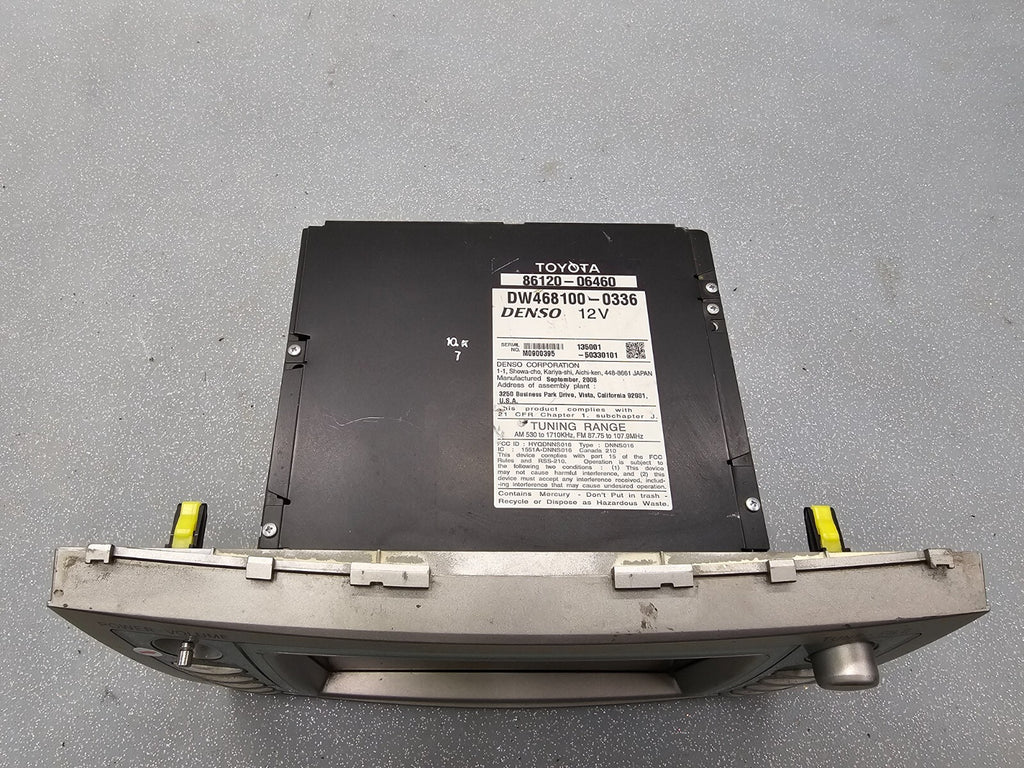 🔥07-09 Toyota Camry Dash AM FM CD Radio Receiver Player Navigation Display OEM