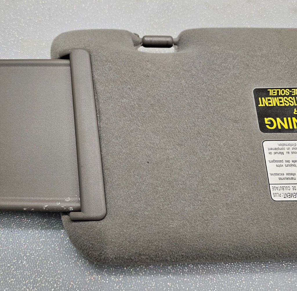2003-2007 NISSAN MURANO SUN VISOR SHADE Left Driver Side LH ASSEMBLY Dark Grey