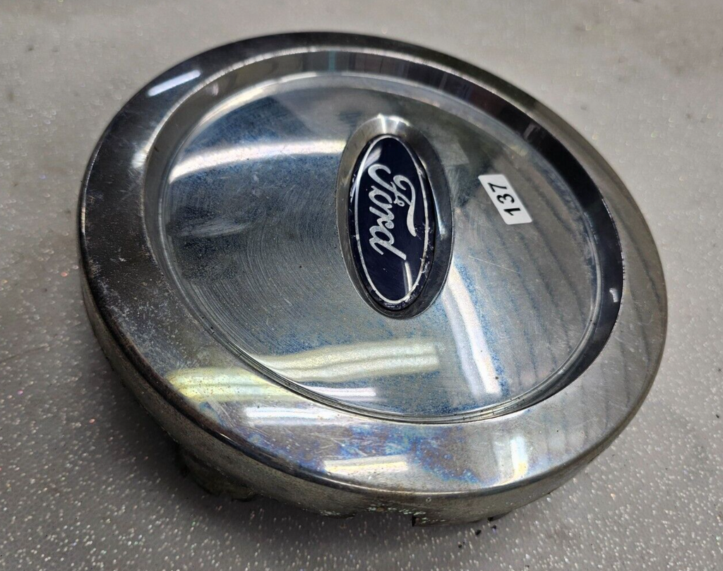 03-06 Ford Expedition Front Rear Wheel Center Cap Lip Hubcap Cover Silver Chrome