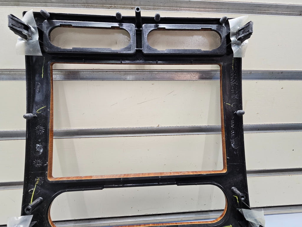 🔥2007-2014 Ford Expedition Radio Dash Bezel Trim Climate Control Woodgrain OEM