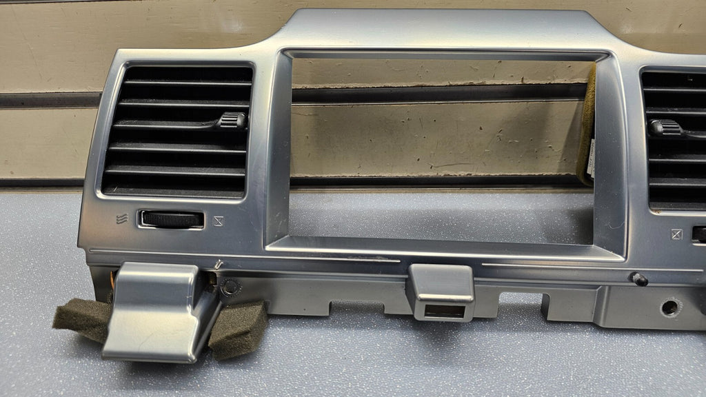 🔥09-12 LINCOLN MKS Dash Radio Stereo Display Trim Bezel Instrument Panel Silver