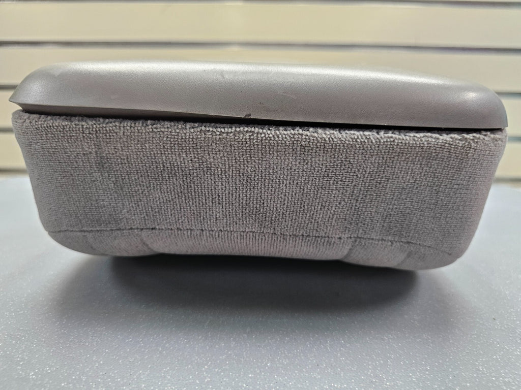 🔥97-03 Ford F150 Center Console JUMP SEAT Cloth/Leather Cup Holder LT GRAY JS6