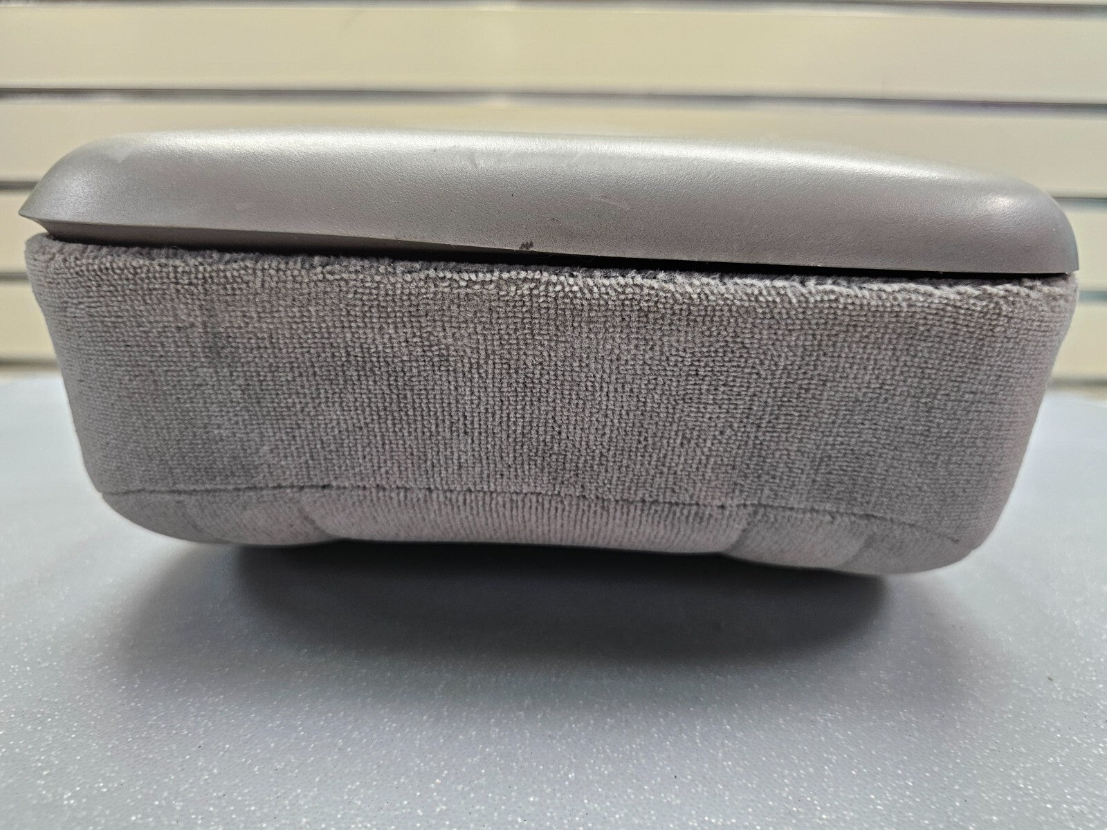 🔥97-03 Ford F150 Center Console JUMP SEAT Cloth/Leather Cup Holder LT GRAY JS6