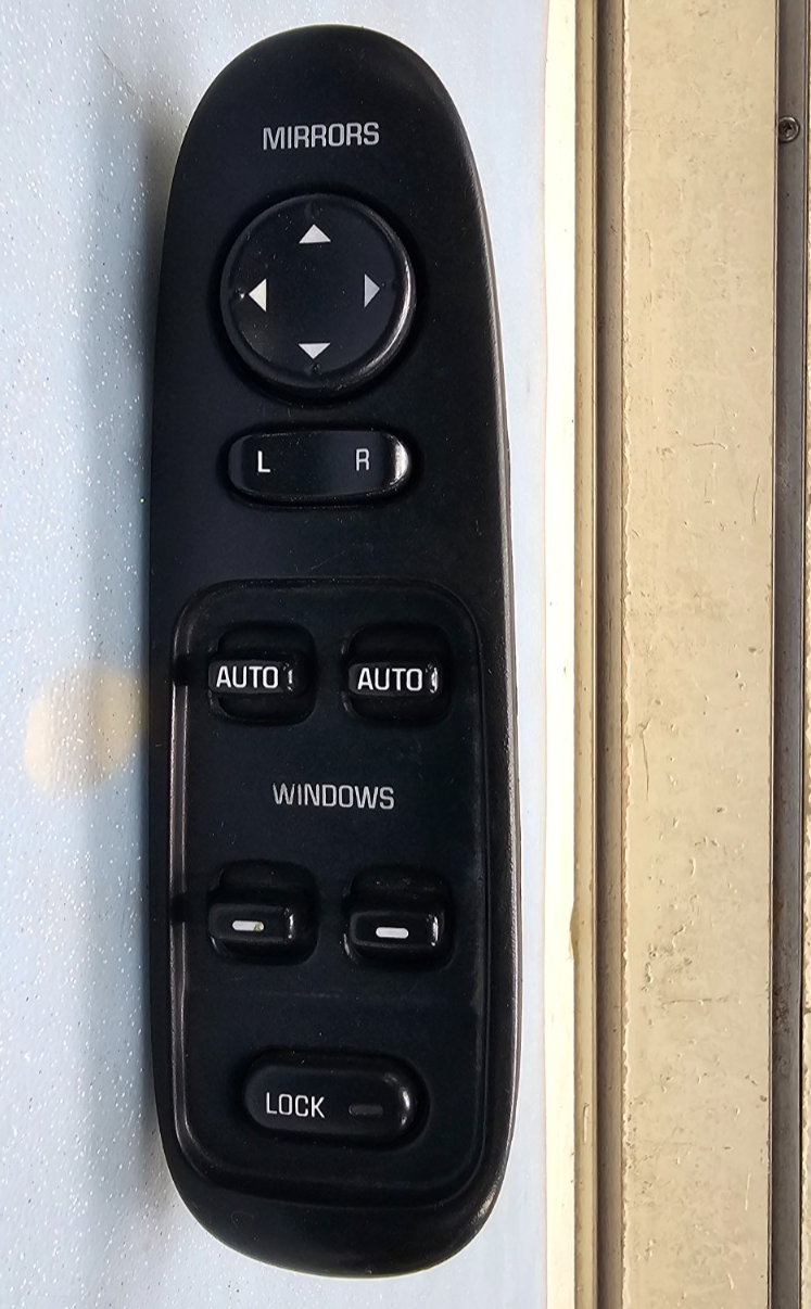 🔥00-05 Buick Lesabre Left Driver Master Power Window Switch Assembly Black OEM