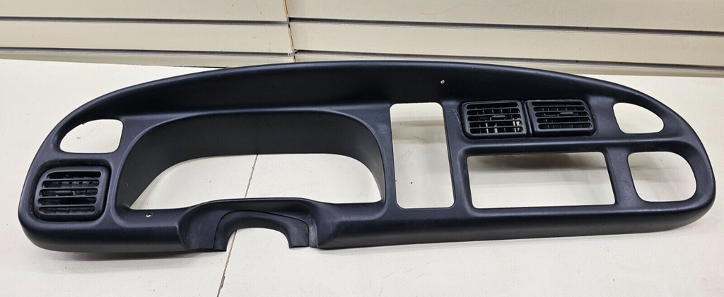 🔥1998-2002 Dodge Ram Pickup Black Dash Bezel &Dashboard Cover Overlay W/clips