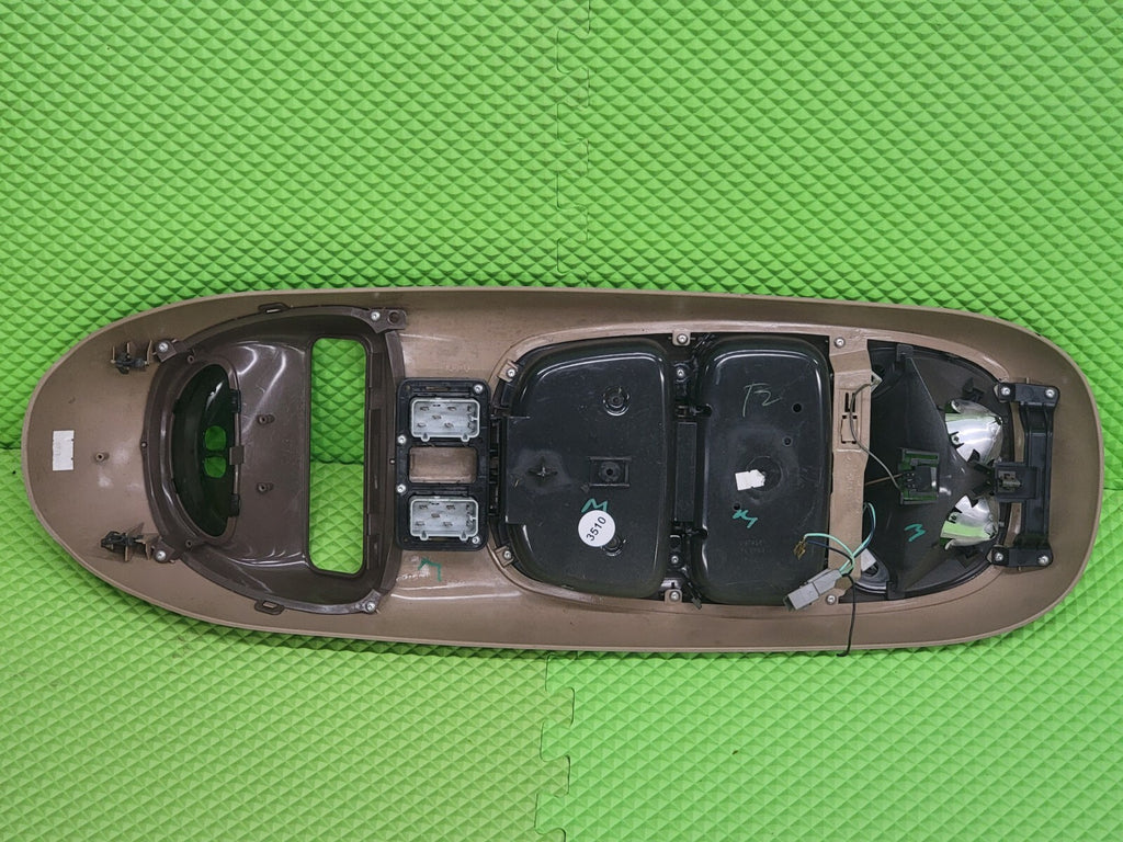🔥97-02 Ford Expedition Overhead Climate Console Map Light Display OEM TAN
