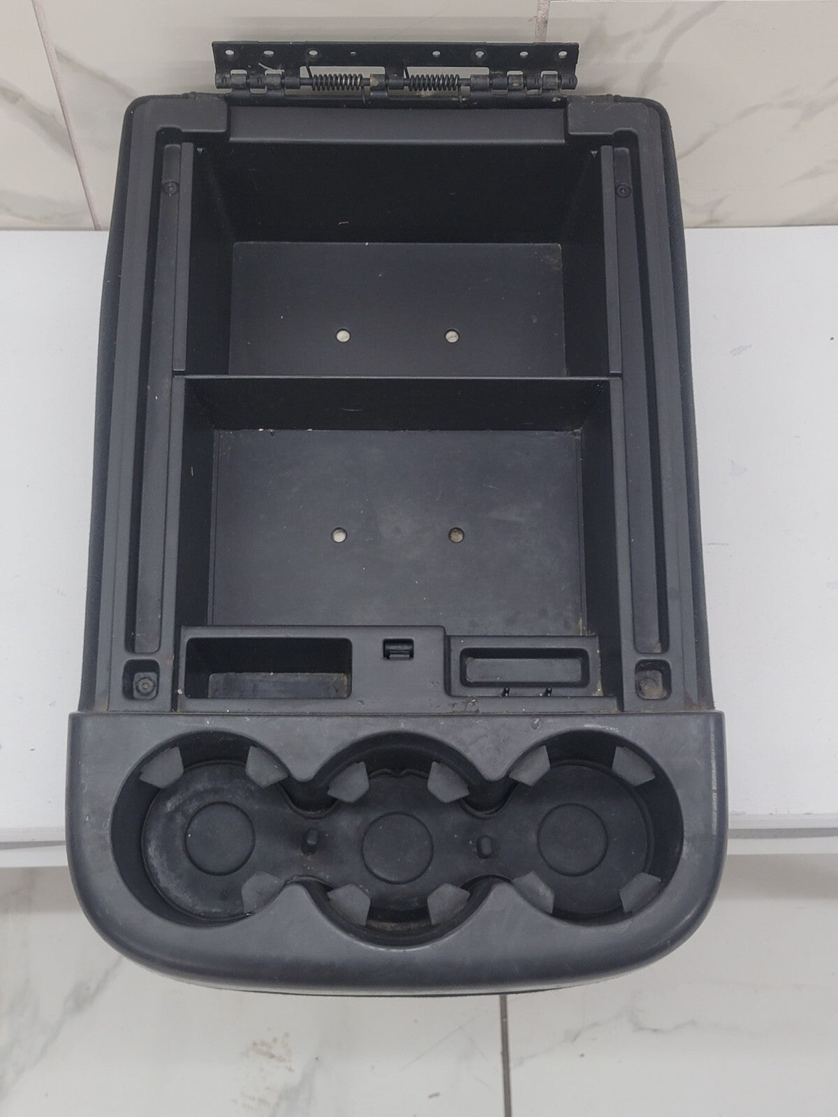 🔥07-13 SILVERADO SIERRA Center Console JUMP SEAT Armrest 3 CUP Holder BLACK JS5