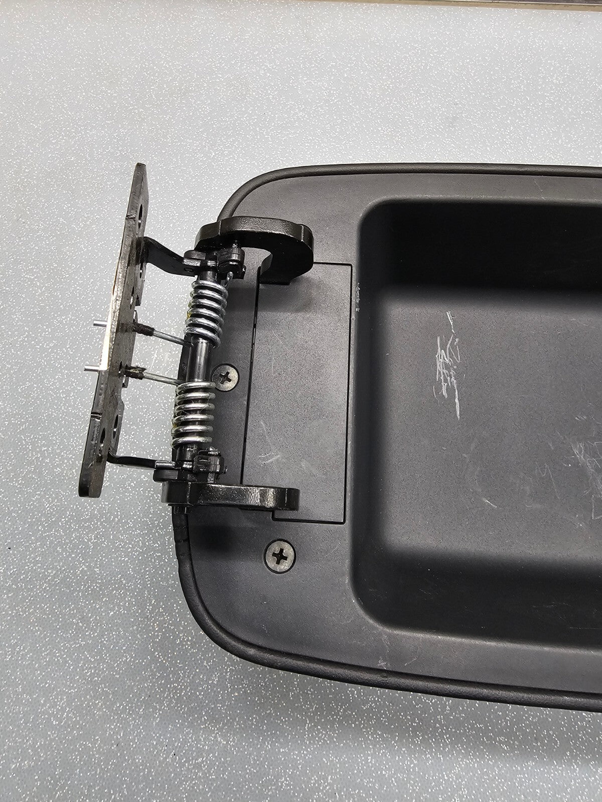 14-15 Tucson Front Floor Center Console Lid Cover Top Pad Armrest Storage Black