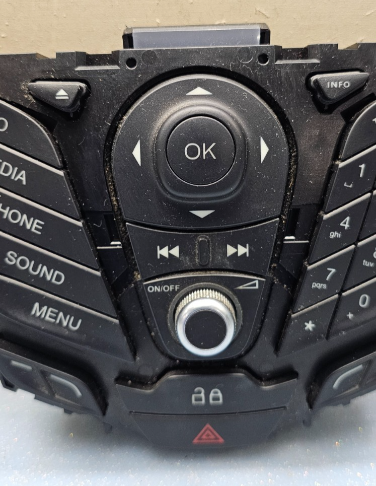 🔥11-13 Ford Fiesta Dash Front Center AM FM Radio Audio Media Control Unit OEM