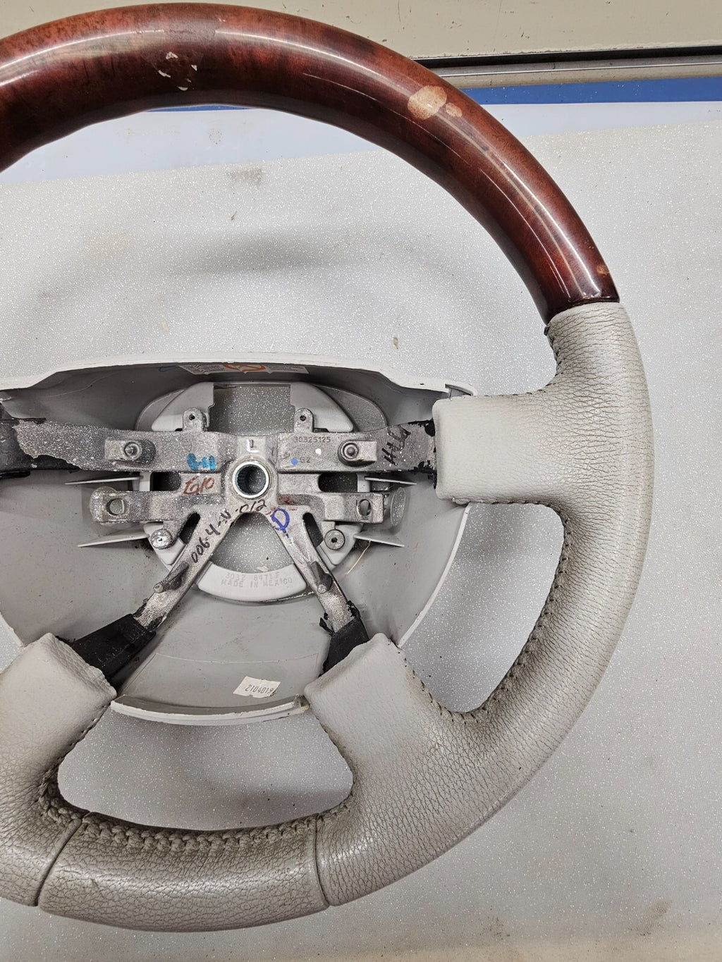 🔥2003-2006 LINCOLN NAVIGATOR Steering Driver Wheel GRAY/WOODGRAIN Fits