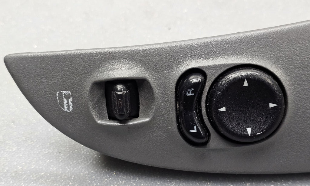 🔥02-07 JEEP LIBERTY LEFT DRIVER MASTER LOCK MIRROR SWITCH TRIM BEZEL OEM GRAY